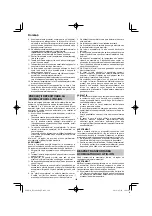 Preview for 180 page of HIKOKI RP 3608DA Handling Instructions Manual