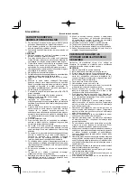 Preview for 190 page of HIKOKI RP 3608DA Handling Instructions Manual