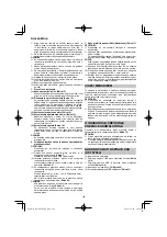 Preview for 196 page of HIKOKI RP 3608DA Handling Instructions Manual