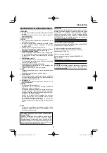 Preview for 197 page of HIKOKI RP 3608DA Handling Instructions Manual