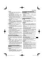 Preview for 207 page of HIKOKI RP 3608DA Handling Instructions Manual