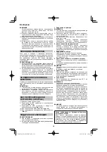 Preview for 218 page of HIKOKI RP 3608DA Handling Instructions Manual