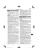 Preview for 221 page of HIKOKI RP 3608DA Handling Instructions Manual