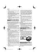 Preview for 222 page of HIKOKI RP 3608DA Handling Instructions Manual