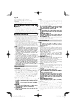 Preview for 226 page of HIKOKI RP 3608DA Handling Instructions Manual