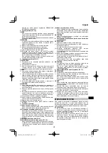 Preview for 227 page of HIKOKI RP 3608DA Handling Instructions Manual