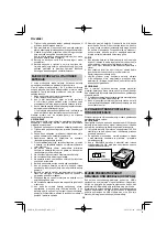 Preview for 232 page of HIKOKI RP 3608DA Handling Instructions Manual