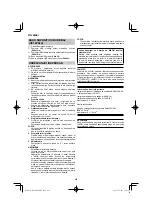 Preview for 238 page of HIKOKI RP 3608DA Handling Instructions Manual