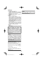 Preview for 250 page of HIKOKI RP 3608DA Handling Instructions Manual