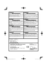 Preview for 270 page of HIKOKI RP 3608DA Handling Instructions Manual