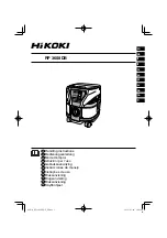 Preview for 1 page of HIKOKI RP 3608DB Handling Instructions Manual