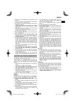 Preview for 9 page of HIKOKI RP 3608DB Handling Instructions Manual