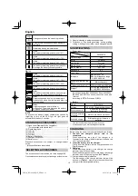 Preview for 12 page of HIKOKI RP 3608DB Handling Instructions Manual