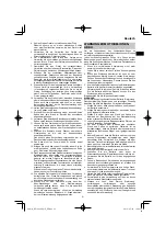 Preview for 21 page of HIKOKI RP 3608DB Handling Instructions Manual