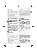 Preview for 27 page of HIKOKI RP 3608DB Handling Instructions Manual