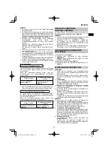 Preview for 29 page of HIKOKI RP 3608DB Handling Instructions Manual