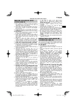 Preview for 33 page of HIKOKI RP 3608DB Handling Instructions Manual