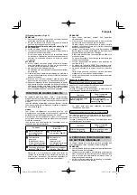 Preview for 41 page of HIKOKI RP 3608DB Handling Instructions Manual