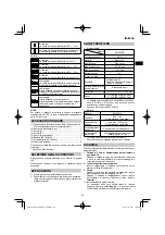 Preview for 49 page of HIKOKI RP 3608DB Handling Instructions Manual