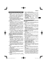 Preview for 51 page of HIKOKI RP 3608DB Handling Instructions Manual