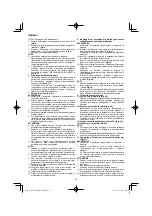 Preview for 52 page of HIKOKI RP 3608DB Handling Instructions Manual