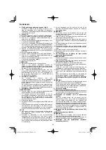 Preview for 64 page of HIKOKI RP 3608DB Handling Instructions Manual