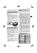 Preview for 71 page of HIKOKI RP 3608DB Handling Instructions Manual