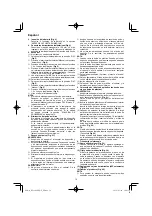 Preview for 76 page of HIKOKI RP 3608DB Handling Instructions Manual