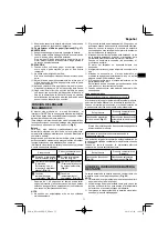 Preview for 77 page of HIKOKI RP 3608DB Handling Instructions Manual