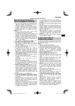 Preview for 81 page of HIKOKI RP 3608DB Handling Instructions Manual