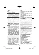 Preview for 87 page of HIKOKI RP 3608DB Handling Instructions Manual