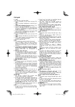 Preview for 88 page of HIKOKI RP 3608DB Handling Instructions Manual