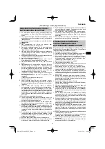 Preview for 93 page of HIKOKI RP 3608DB Handling Instructions Manual