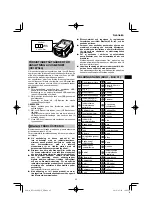 Preview for 95 page of HIKOKI RP 3608DB Handling Instructions Manual