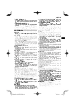 Preview for 99 page of HIKOKI RP 3608DB Handling Instructions Manual