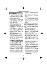 Preview for 104 page of HIKOKI RP 3608DB Handling Instructions Manual