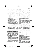 Preview for 105 page of HIKOKI RP 3608DB Handling Instructions Manual