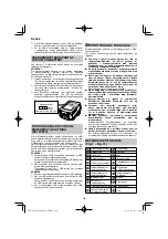 Preview for 106 page of HIKOKI RP 3608DB Handling Instructions Manual