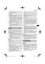 Preview for 117 page of HIKOKI RP 3608DB Handling Instructions Manual