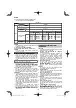 Preview for 132 page of HIKOKI RP 3608DB Handling Instructions Manual