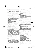 Preview for 133 page of HIKOKI RP 3608DB Handling Instructions Manual