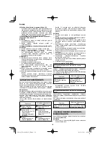 Preview for 134 page of HIKOKI RP 3608DB Handling Instructions Manual