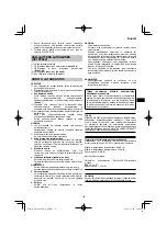 Preview for 135 page of HIKOKI RP 3608DB Handling Instructions Manual