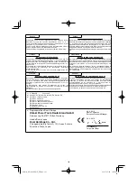 Preview for 143 page of HIKOKI RP 3608DB Handling Instructions Manual