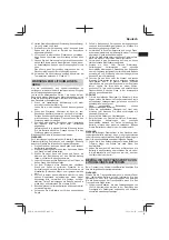 Предварительный просмотр 19 страницы HIKOKI SB3608DA Handling Instructions Manual