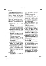 Предварительный просмотр 26 страницы HIKOKI SB3608DA Handling Instructions Manual