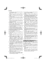 Предварительный просмотр 28 страницы HIKOKI SB3608DA Handling Instructions Manual