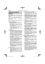 Предварительный просмотр 36 страницы HIKOKI SB3608DA Handling Instructions Manual