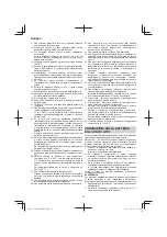 Предварительный просмотр 38 страницы HIKOKI SB3608DA Handling Instructions Manual