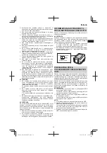 Предварительный просмотр 39 страницы HIKOKI SB3608DA Handling Instructions Manual